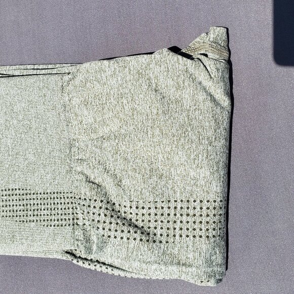 Seamless Leggings Smile Contour High Waist Workout Gym Yoga Pants Green NWT - Picture 3 of 11